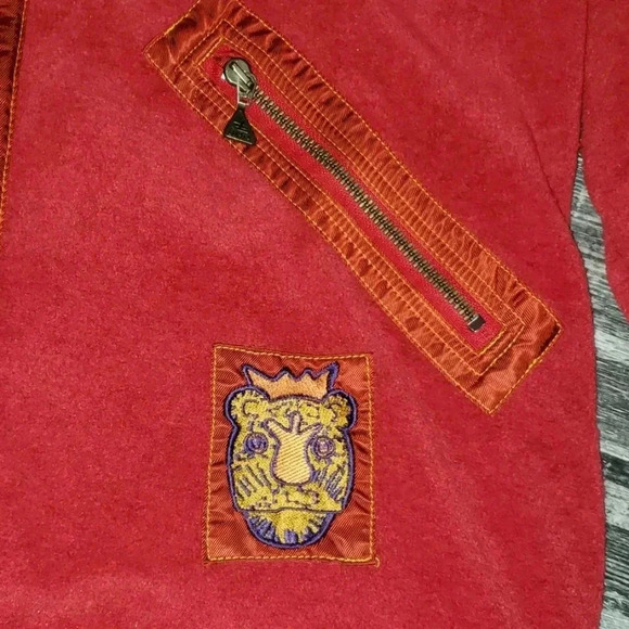 LUHTA Finland Vintage 80s Fleece zip Ski jacket Rare Size Large RARE! - Picture 2 of 8